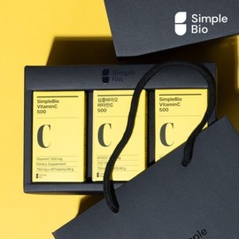 Gift Package: Simple Bio Vitamin C 3 Bottles (6 Months) / 선물패키지심플바이오 비타민C 3병(6개월)