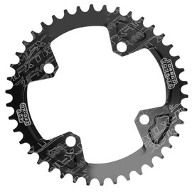42T Chainring, Ergonomic 104BCD Crankset Chainring for Mountain Bikes(black)