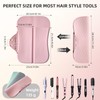 Aenfaiy Silicone Heat Resistant Bag for Hot Hair Tools (Pink)