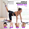 Ankle Resistance Bands with Cuffs, Glutes Workout Equipment for Women,