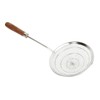Strainer Spoon Long Wooden Handle 304 Stainless Steel Anti Scald