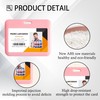 Lanyardio 1 Pack Sliding Horizontal ID Badge Holder Hard Pink