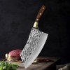 Serbian Chef Knife Meat Cleaver Sharp Slicing Knife Forged Butcher