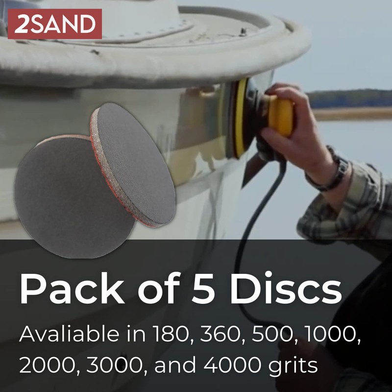 2SAND Mirka Abralon 6-inch Hook & Loop Polishing Discs -