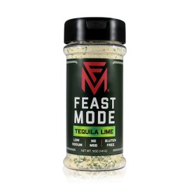 Tequila Lime - Feast Mode Flavors - Low Sodium, No MSG, Gluten Free, All Natural, Meal Prep Seasoning, Healthy, Lime Juice Powder, Tequila Seasoning