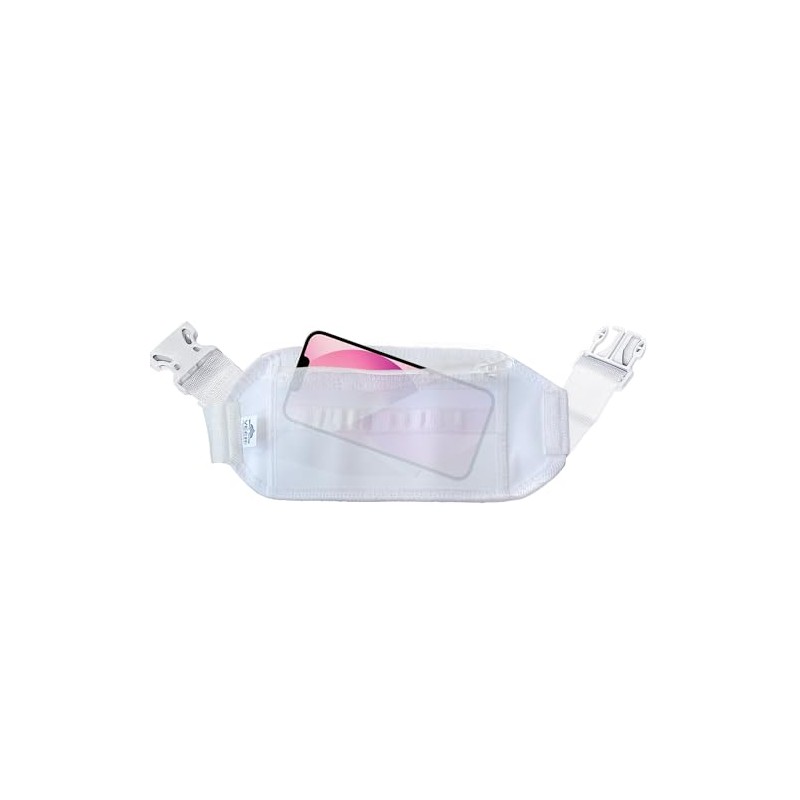 Hajj & Umrah White Waist Bag & Ihram Belt Money