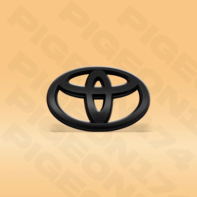 Unbranded Rear Liftgate Emblem Overlay For 4Runner 2010-2024 Accessories Black