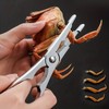 CHEFZOCO Seafood Tongs and Fork Seafood Tools Tongs and Fork