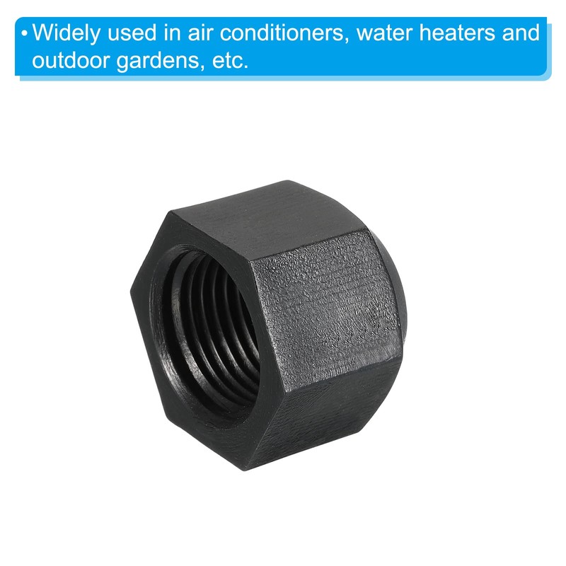 PATIKIL Pack of 10 5/8-18UNF Inch Compression Cap Plastic Spark