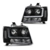 CROSSDESIGN LED Headlights Assembly Front Headlamp Left & Right Fit
