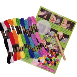 Hair braiding and wrapping kit, girls’ hair accessories and styling, hair salon kit, hair styling gifts for girls, festival and party hair for women. Hair wrapping made easy DIY kit. 10 hair wrap set.