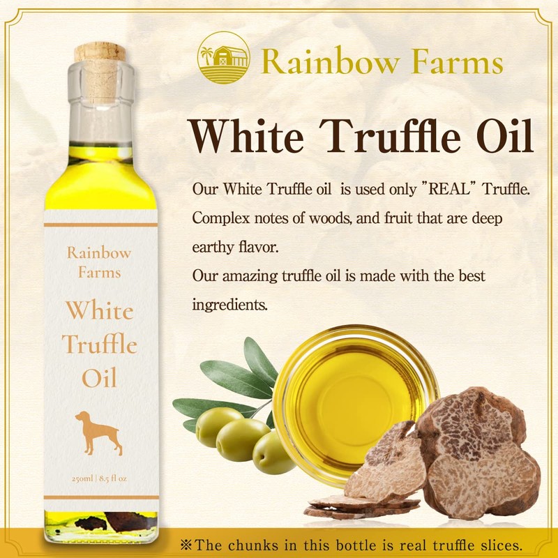 Truffle oil Real Truffles and Cold Pressed Californian Extra Virgin