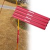 Jacksing Tent Pole Repair Tube, 4 Pieces Aluminium Alloy Tent