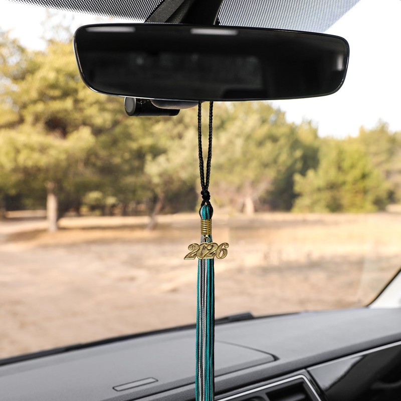 Endea Graduation Mixed Triple Color Tassel with Gold Date Drop