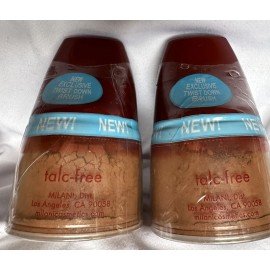 Milani LOT of 2 Milani Cosmetics - Minerals Loose Makeup #06 Natural Tan - NEW & SEALED