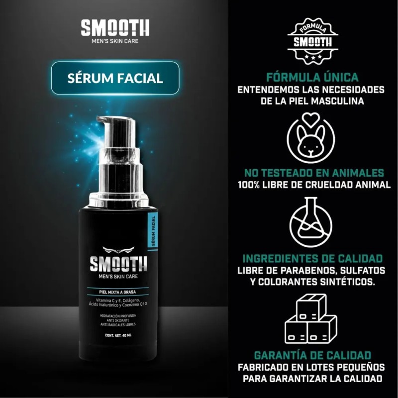 Sérum Anti Edad Vit C Y Coenzima Q10 Para Hombres