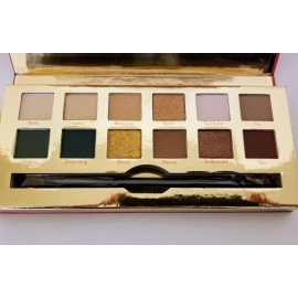 Cargo New Cargo Cosmetics Namastay in India Eyeshadow Palette 12 Colors + Shadow Brush