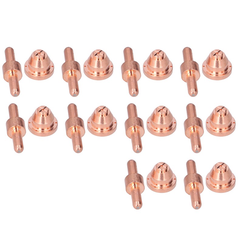10 Set Plasma Cutter Consumables Electrode Tip Kit Nozzle for