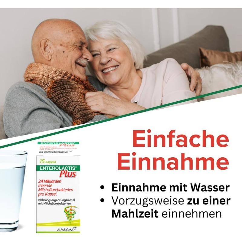 Enterolactis Plus - Lacticaseibacillus casei DG | 24 billion germs
