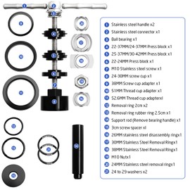 LIROPAU Press-in Tool Bicycle for Assembly and Disassembly of BB86/30/92/PF30 Bottom Brackets, Bicycle Bottom Bracket Tool Set for Bicycle Enthusiasts and Mechanics