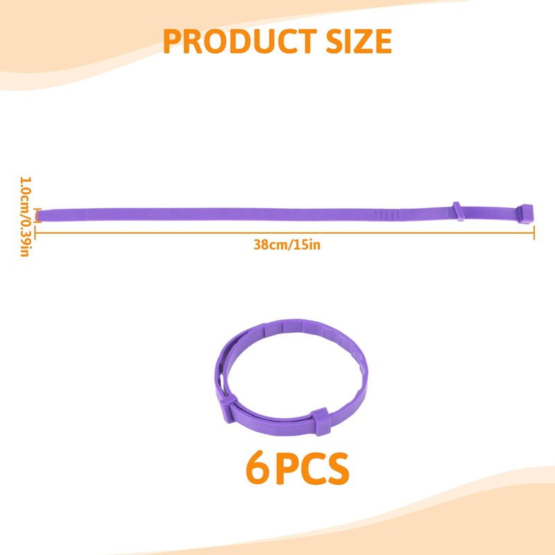 Pack of 4 Soothing Collars for Cats, Long-Lasting Calming Collars