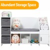 GAOMON Kids Reading Nook Bench with Bookshelf, Kids Bookcase and