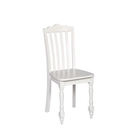 Hillsdale Furniture Lauren Wood Dining or Desk Chair, White