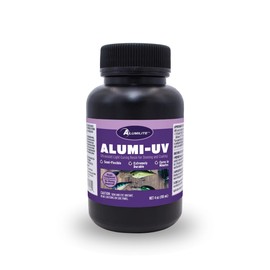 Alumilite Alumi-UV 4 Oz, Fast Curing, High Gloss, Clear UV Resin, Ideal for Crafts, Jewelry, Glossy Look Resin Forr Doming and Coating, Perfect for Fishing Lures, and Coasters