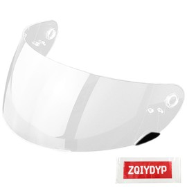 Helmet Faceshield for Bell Star/Vortex/RS-1/RS-2/Revolver/Qualifier DLX,Click Release Shield Uv Protection Helmet Visor (Clear)