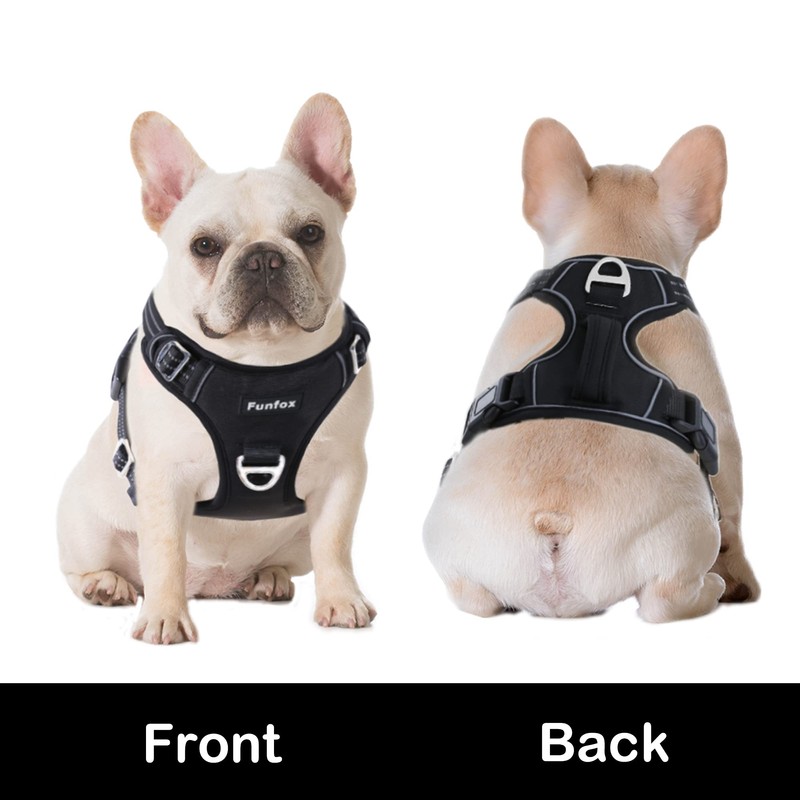 Funfox Dog Harness No Pull, Adjustable Dog Vest Harness, Super