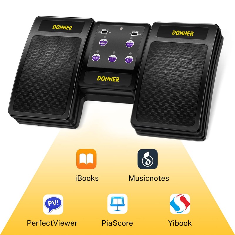 Donner Tablet Page Turner Page Turner Wireless Sheet Score Flip