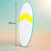 150 cm Inflatable Surfboard | Blow Up Pool Float, Tropical