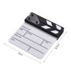 Compact Size Acrylic Clapboard Dry Erase TV Film Movie Director