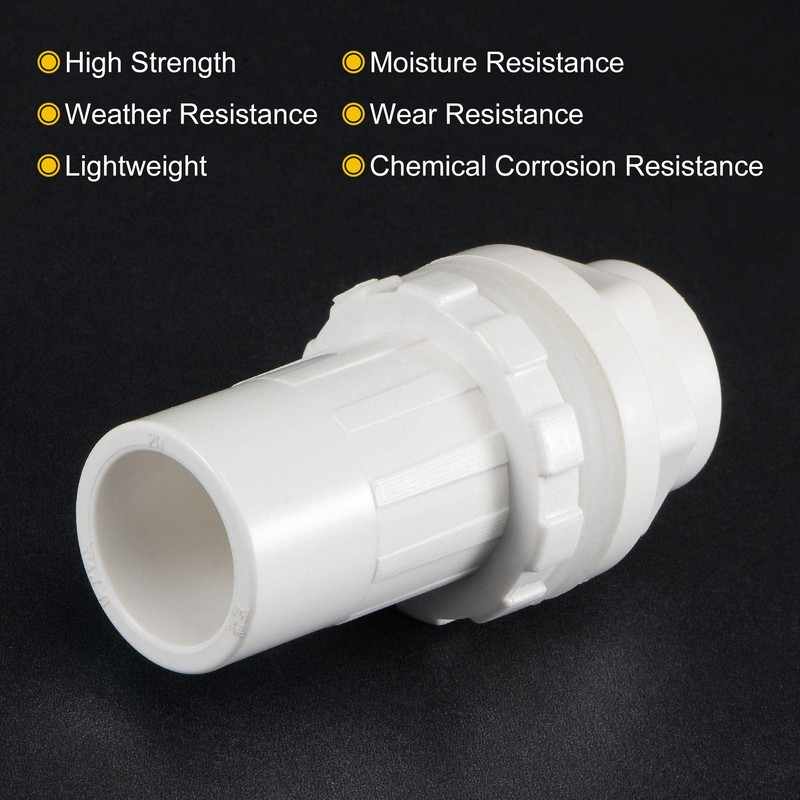 sourcing map 1/2 20mm ID PVC Water Tank Pipe Connector