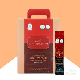 Hanjungsam partner company 6-year-old red ginseng stick, red ginseng extract, ginsenoside effect, 100 pieces / 6년근 홍삼 스틱 홍삼진액 진세노사이드 효능 100개입