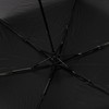 Champion CHU24MN55 Mini Folding Umbrella, Black, Logo Pattern, 21.7 inches