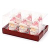 Dekohelden24 Set of 6 Santa Claus Tea Light Dimensions 4