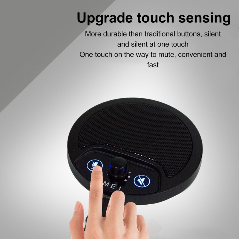 USB Conference Microphone Professional 360 Degree Omnidirectional Plug and Play