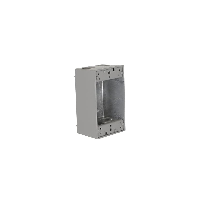 Hubbell-Raco 5322-0 Weatherproof Box, 1 Gang, 18.3 Cu-in X 4-1/2
