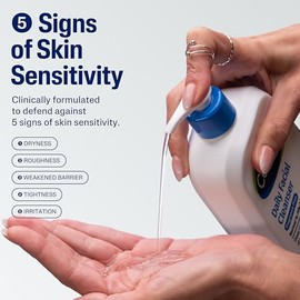 Cetaphil Lavado Facial, Limpiador Facial Diario para Piel Sensible, Mixta a Grasa, 16 Oz, Sin Fragancia, Espuma Suave, Sin Jabón, Hipoalergénico | Sin