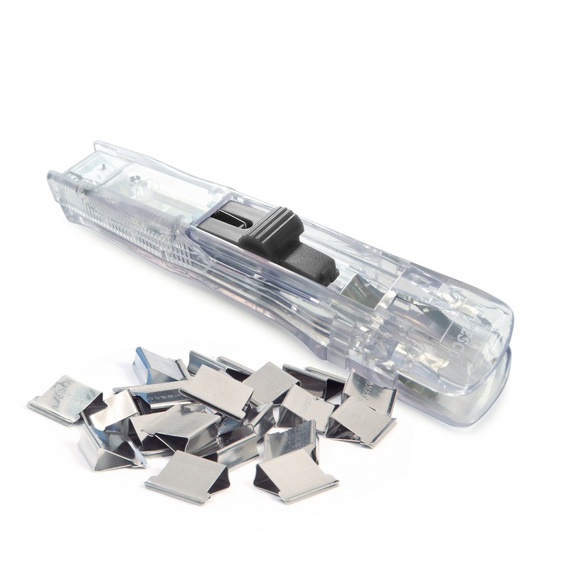 Rapesco RC4025SS Supaclip 40 See Through Dispenser and 25 Stainless