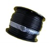 3/16" Coated to 1/4" Diameter, 7x19 Construction, Black Vinyl Coated Cable (250 ft Reel)