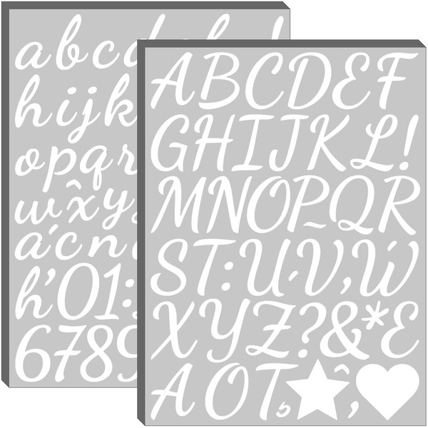 Waynoda Letter Stickers 30 Sheets 1600 Pieces Alphabet Sticker 1