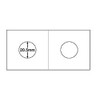 2x2 Cardboard Coin Holder Collection Mylar Flip Cover Coin Storage