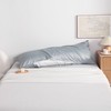 NTBAY Zippered Satin Body Pillow Pillowcase, Silky Slip Cooling Body