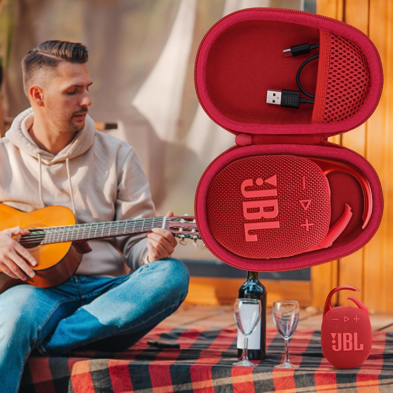 Aenllosi Hard Carrying Case for JBL Clip 5 Bluetooth Speaker,