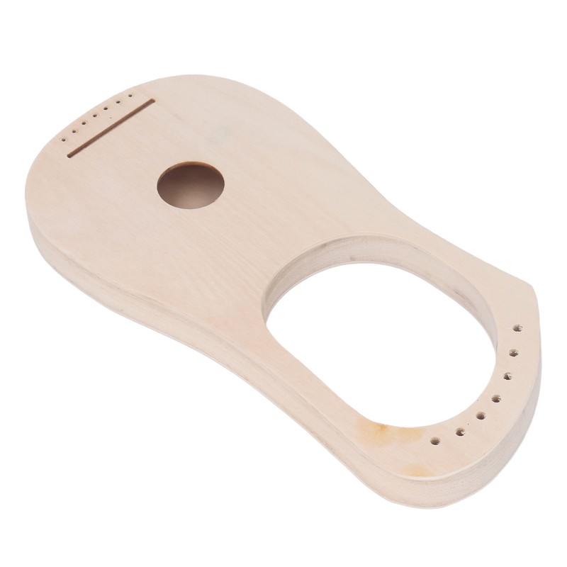 Lyre Harp 7 Strings DIY Kit Basswood Instrument with Tuning