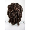 Quality COSPLAY Lady Wig COLONIAL Baroque Victorian Coils/Curls BROWN brunette