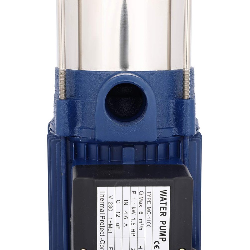 CCIYU Shallow Well Pump 1.5 hp 50 m Booster Pump