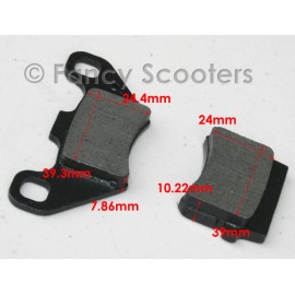 Fancy Scooters Massimo GKM 125. Mini Jeep-125, GoKart Disc Brake Pad Set